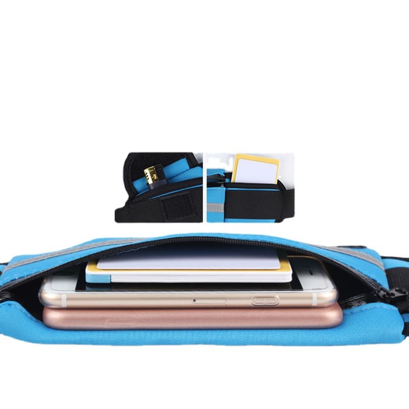 Solid color sports capacious handheld belt bag, with your logo imprint 5