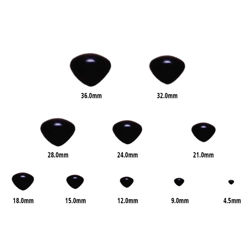 Black triangle nose cat nose nose straight handle poke music simulation dog mouth plush doll toy accessories 5