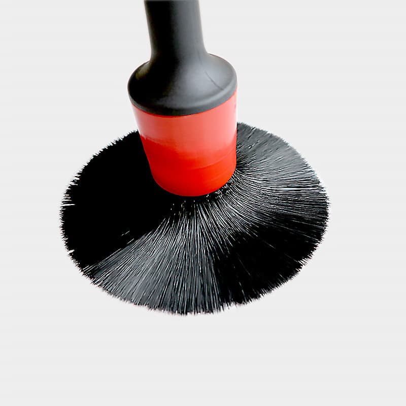 Car mid -network details brush out of the air outlet brush wheel hub steel ring brush engine gap to brush five -piece set of car washing brush 3