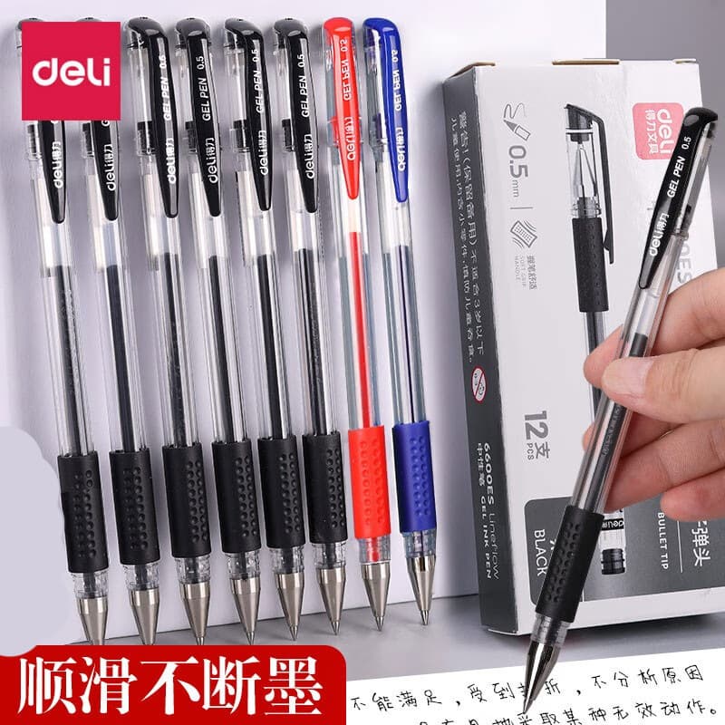 Black red rollerball pen 2