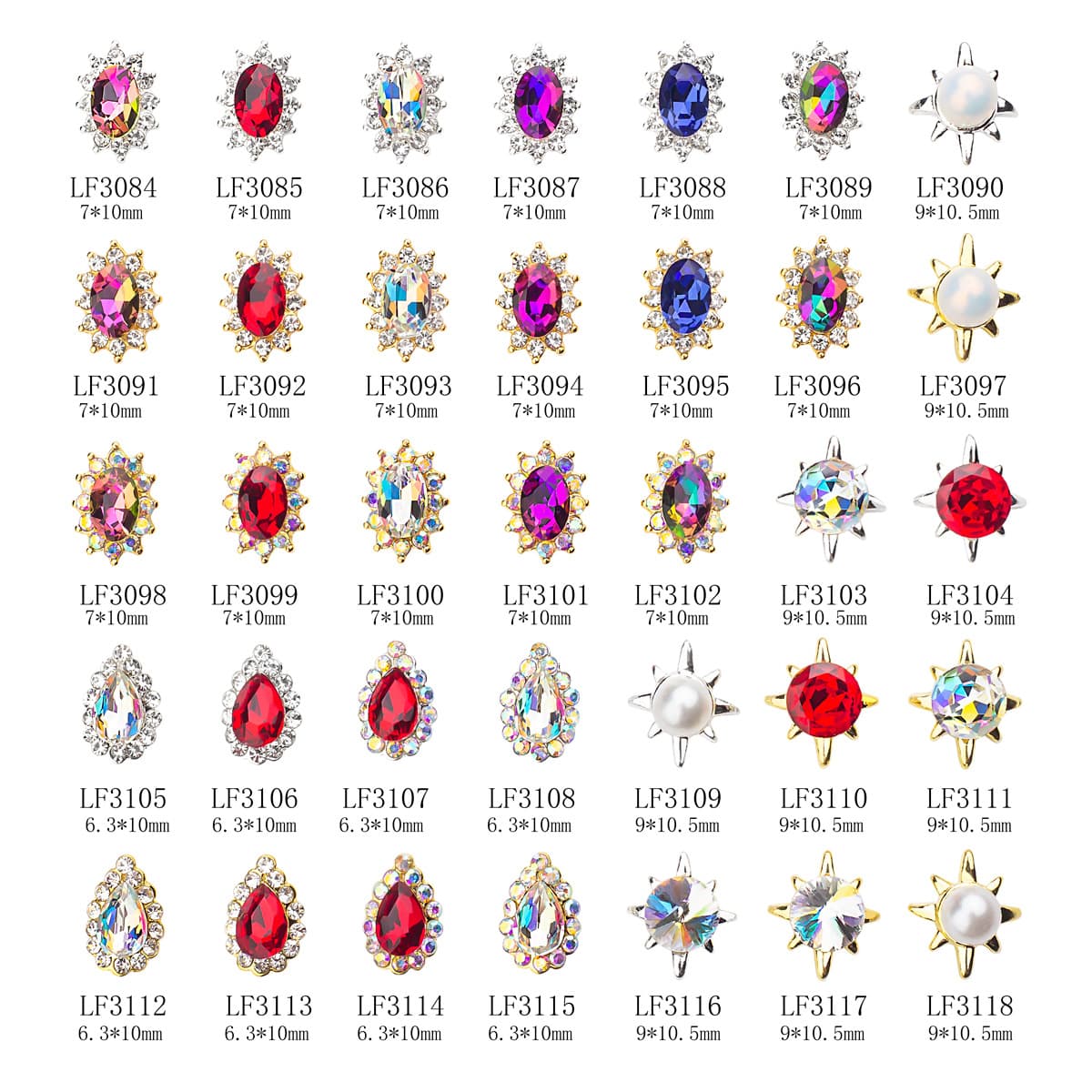 (Cross-border trading), festive nail stickers for nails for bride, accessory for manicure, jewelry, nail decoration, Japanese and Korean 3