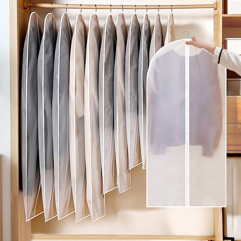 Clothes dust cover dust bag storage bag coat dust cover hanging bag organization clothing clothing suit cover manufacturer
