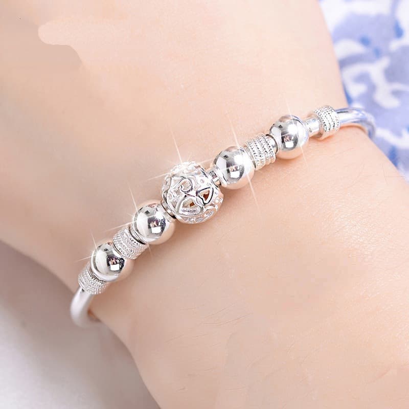 Fashionable beaded bracelet, flashlight, accessory, Korean style, women's style