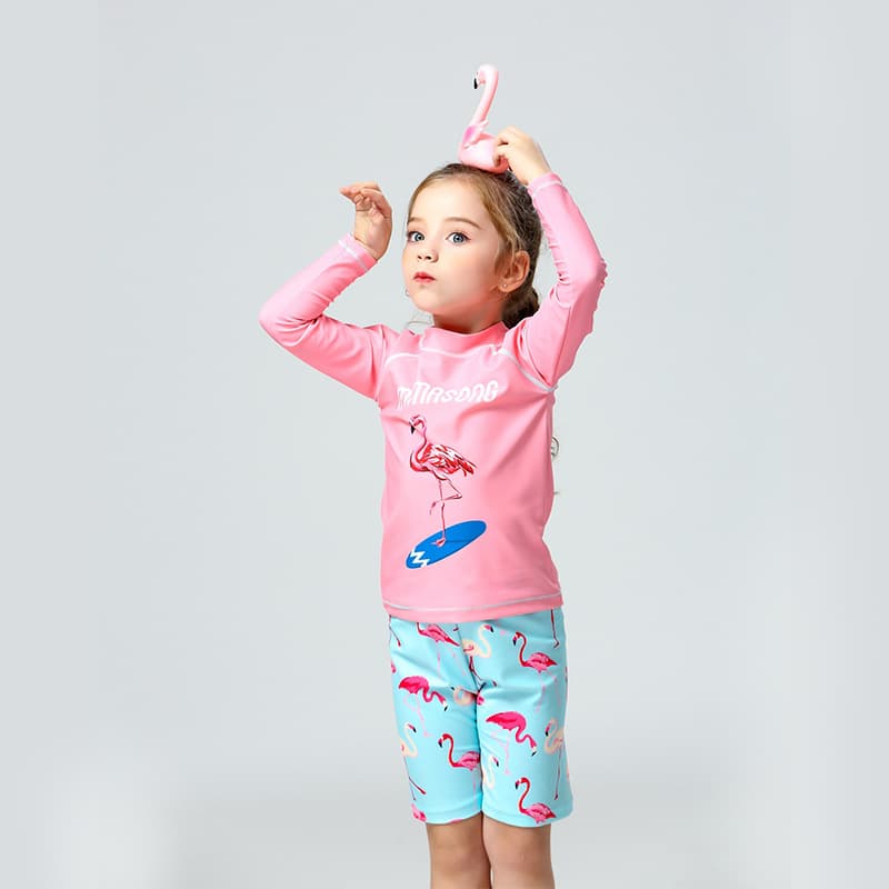 Swimwear, children's long-sleeve, trousers, sun protection 2