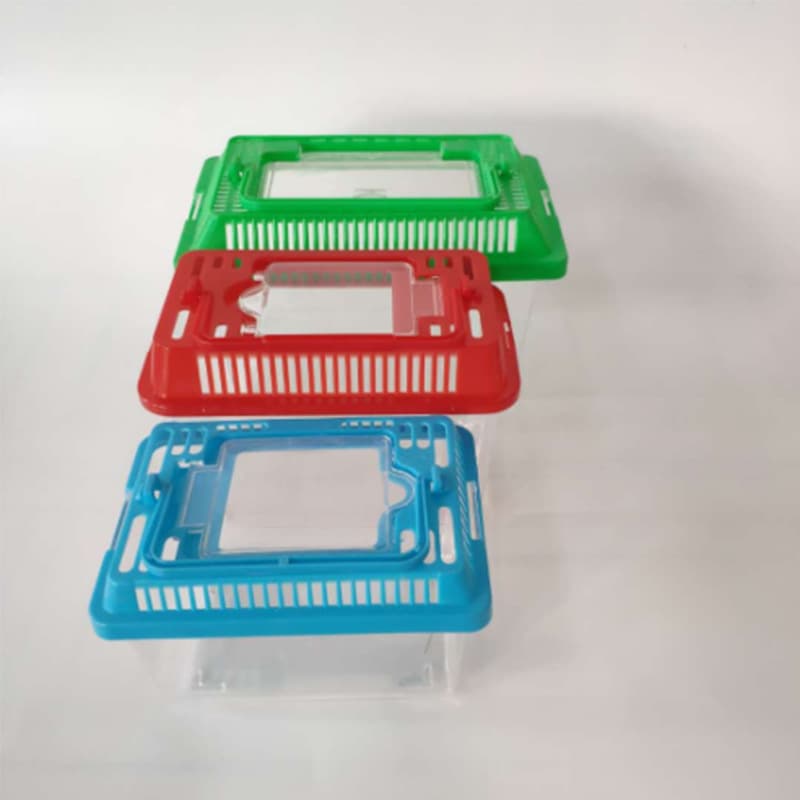 The hamster transport box with a cage with a cage with a cage and a mini to separate the security inspection and go out to carry the cage 4