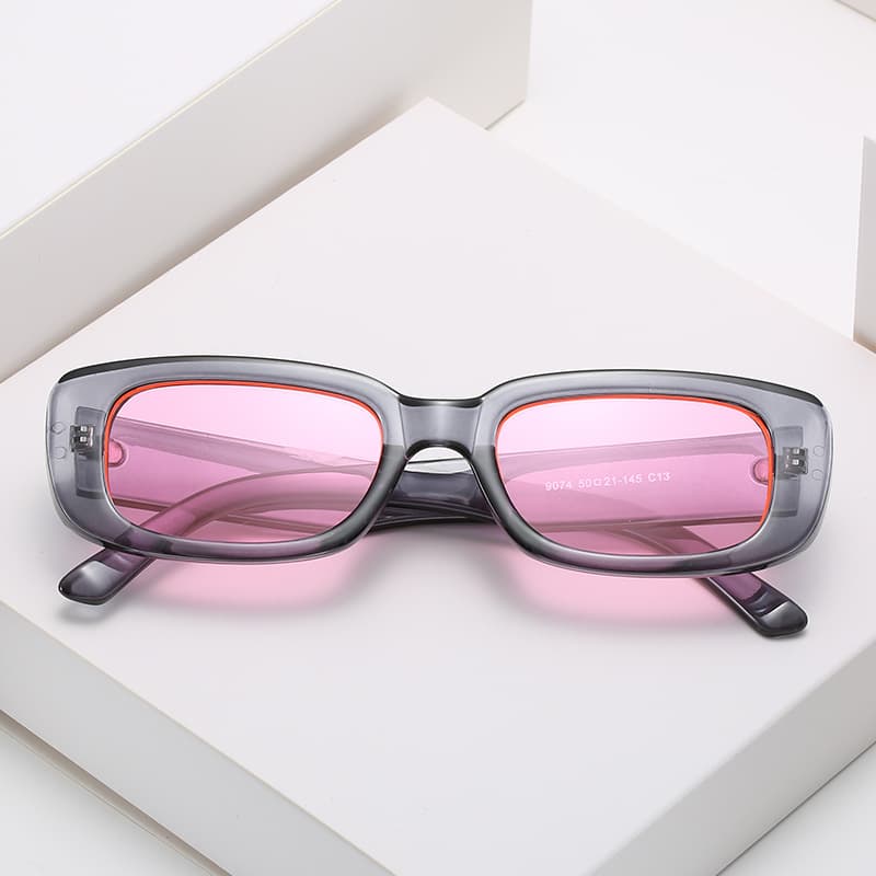 Sunglasses, square trend fashionable glasses, European style 4
