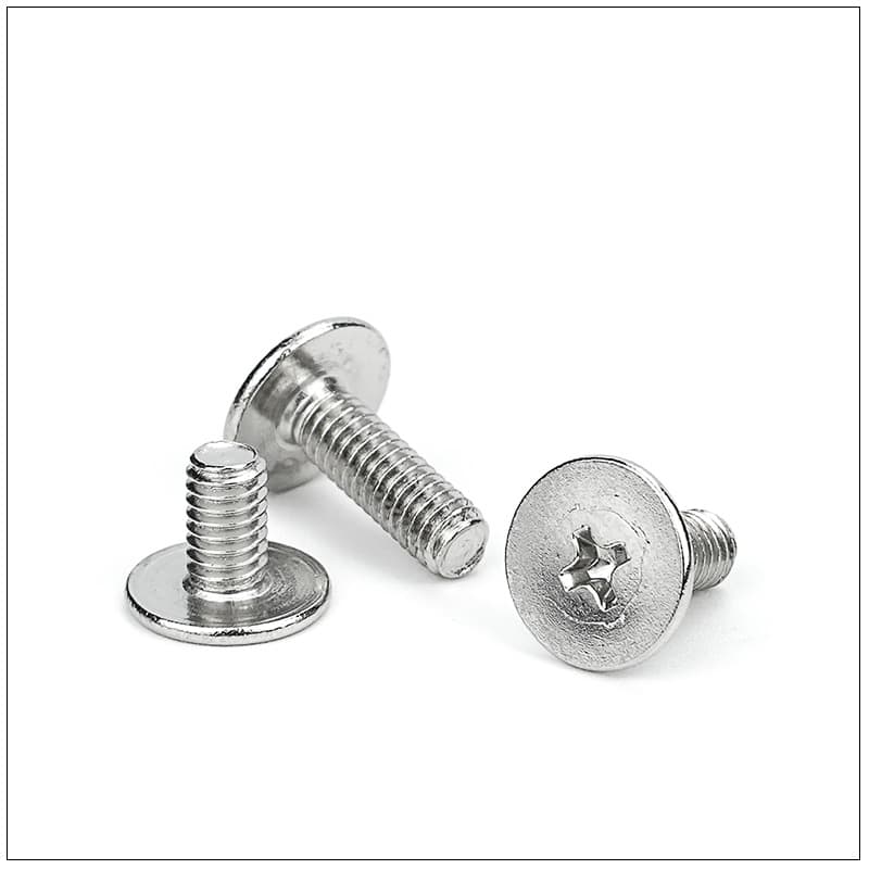 CM nickel plated cross large flat head machine tooth screw computer solid state hard drive thin head screw flat head screw M3M4M5 2
