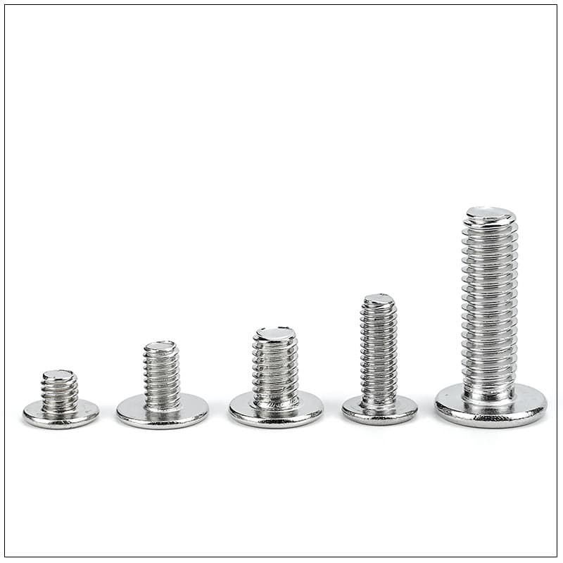 CM nickel plated cross large flat head machine tooth screw computer solid state hard drive thin head screw flat head screw M3M4M5 3