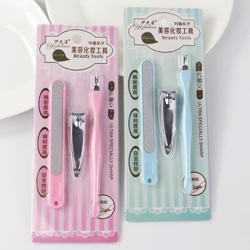 (Wholesale), set for nails, direct factory sales, 3 pieces 1