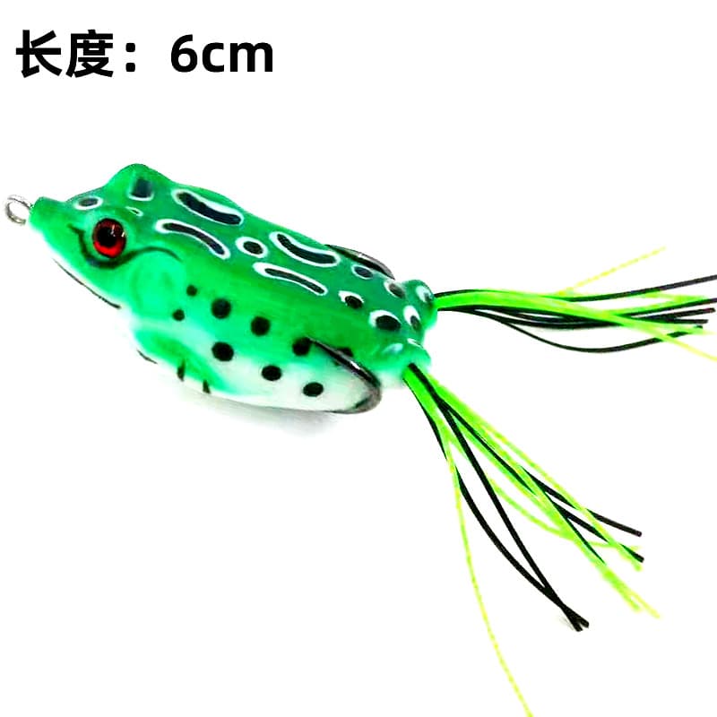 Wholesale Thunder Frog Aya Bait Set fake bait soft bait Simulation frog fish bait blood slot double hook modified Thunder frog poison toad 3