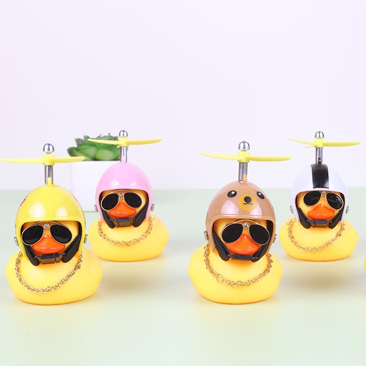 Broken Duck Duck Motor Auto Internet Red Wear helmet Douyin Duck Duck Duck Duck Car Inner turbine Duck 2