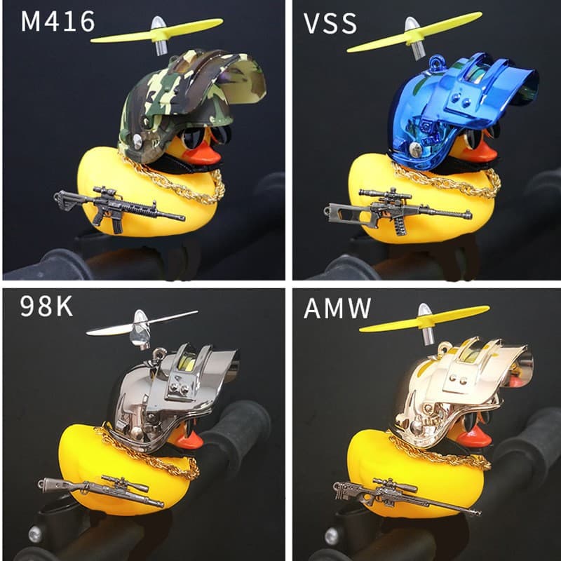 Broken Duck Duck Motor Auto Internet Red Wear helmet Douyin Duck Duck Duck Duck Car Inner turbine Duck 4
