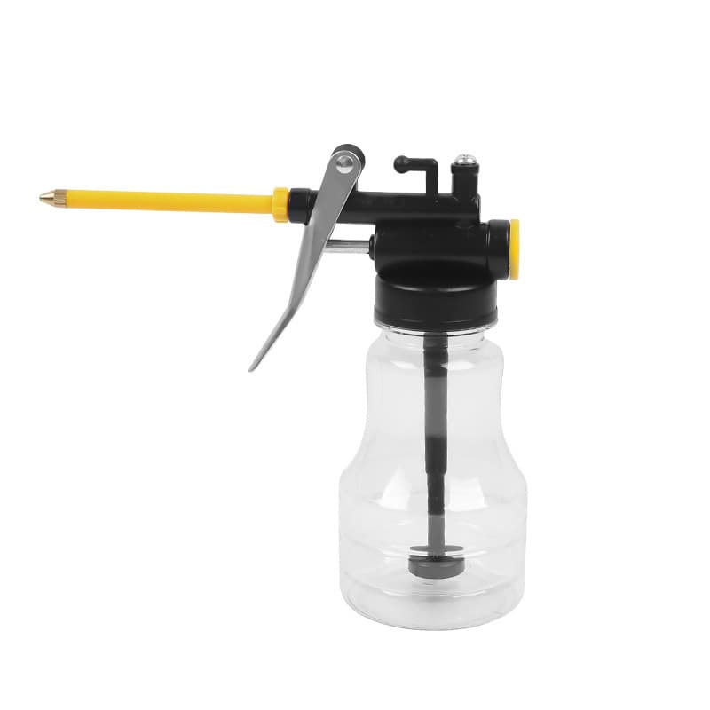 Machine oil pot Household oil gun long mouth injection high -pressure manual transparent tanker lubricating gear oil injection device 5