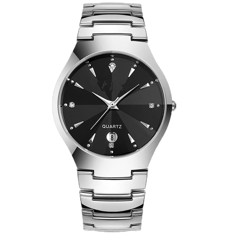 Steel women's men's watch, quartz calendar for students, Tungsten steel, women's style, for beloved 5