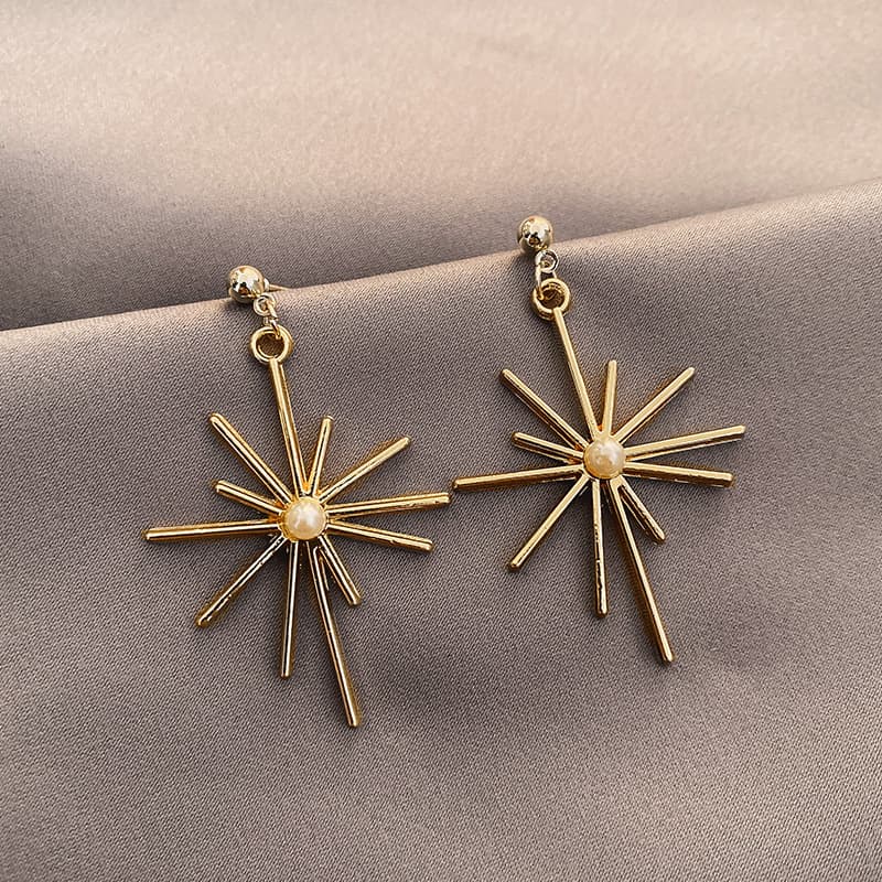 (Wholesale), retro geometric fashionable elegant long earrings with tassels, European style 3