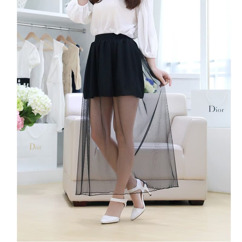 Women's Mature Sexy Bandage Dress with Mesh Skirt 4