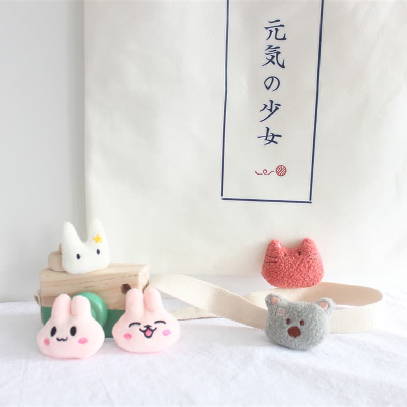 Cartoon plush doll, brooch, pin, badge, accessory, panda, cat 2