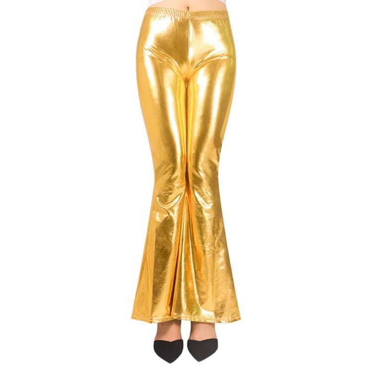 (Cross-border trading), fashionable sexy multicoloured flared trousers, European style, new collection 5