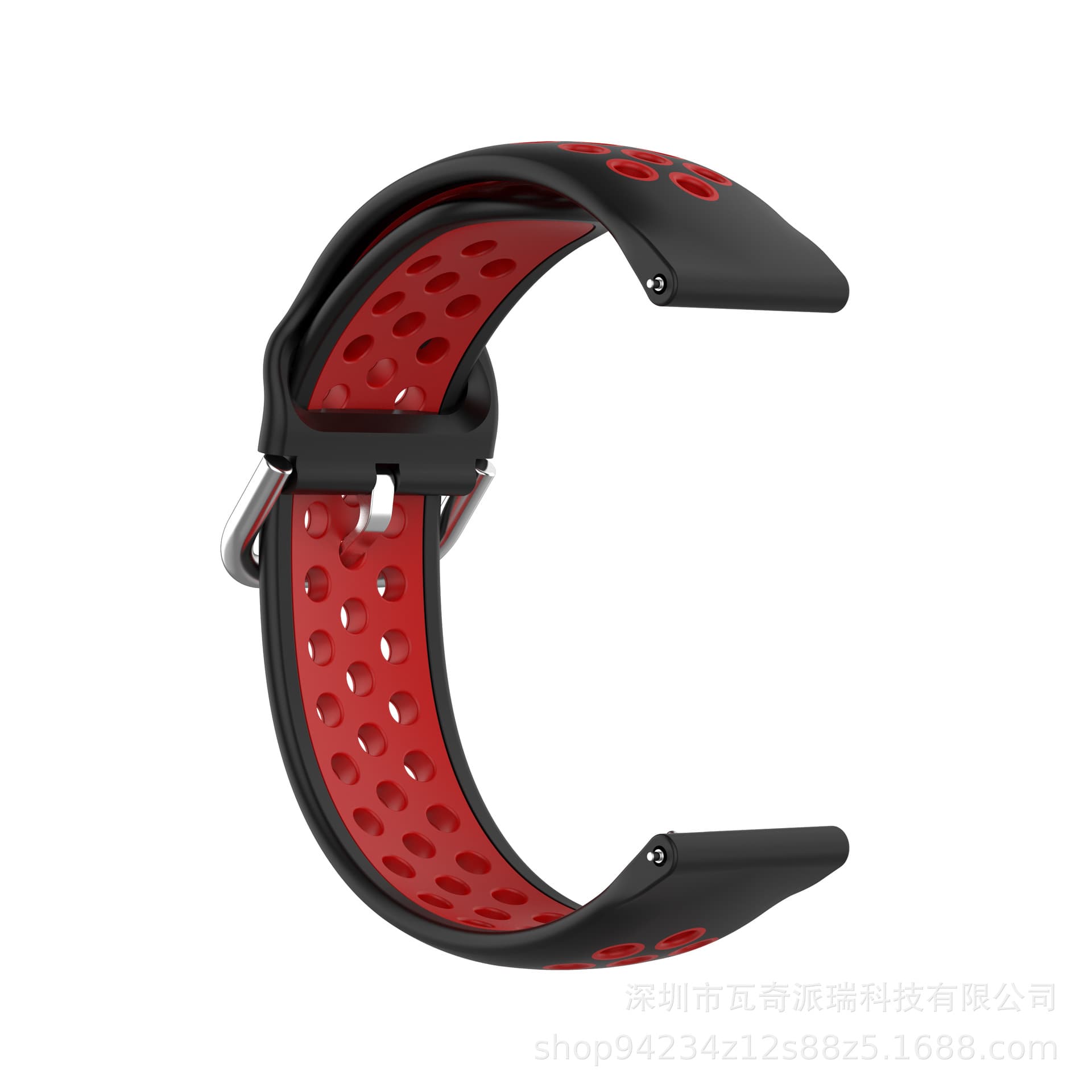 Suitable for Samsung Galaxy Watch Active2 Huami Amazfit GTS buckle double -color strap 20mm 20mm 4
