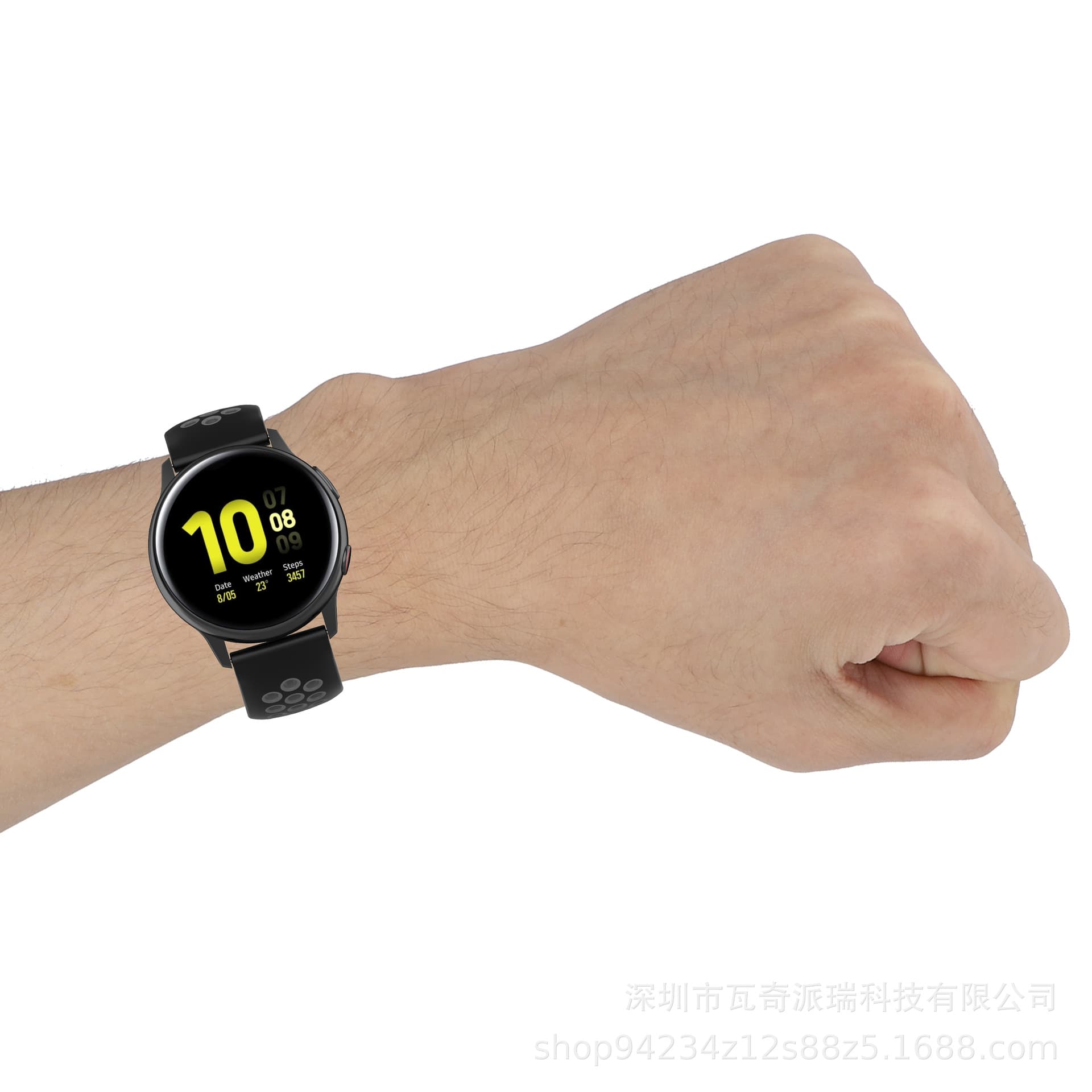 Suitable for Samsung Galaxy Watch Active2 Huami Amazfit GTS buckle double -color strap 20mm 20mm 5