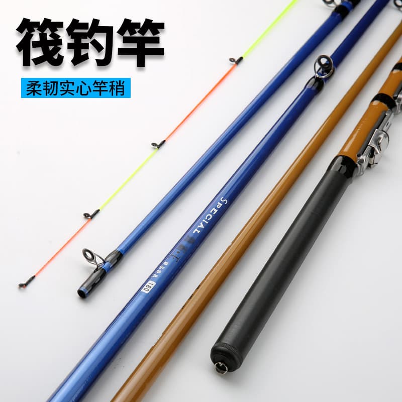 Soft tail raft rod throwing raft rod 2.1 meters raft rod slightly farther throwing valve rod FRP raft fishing rod