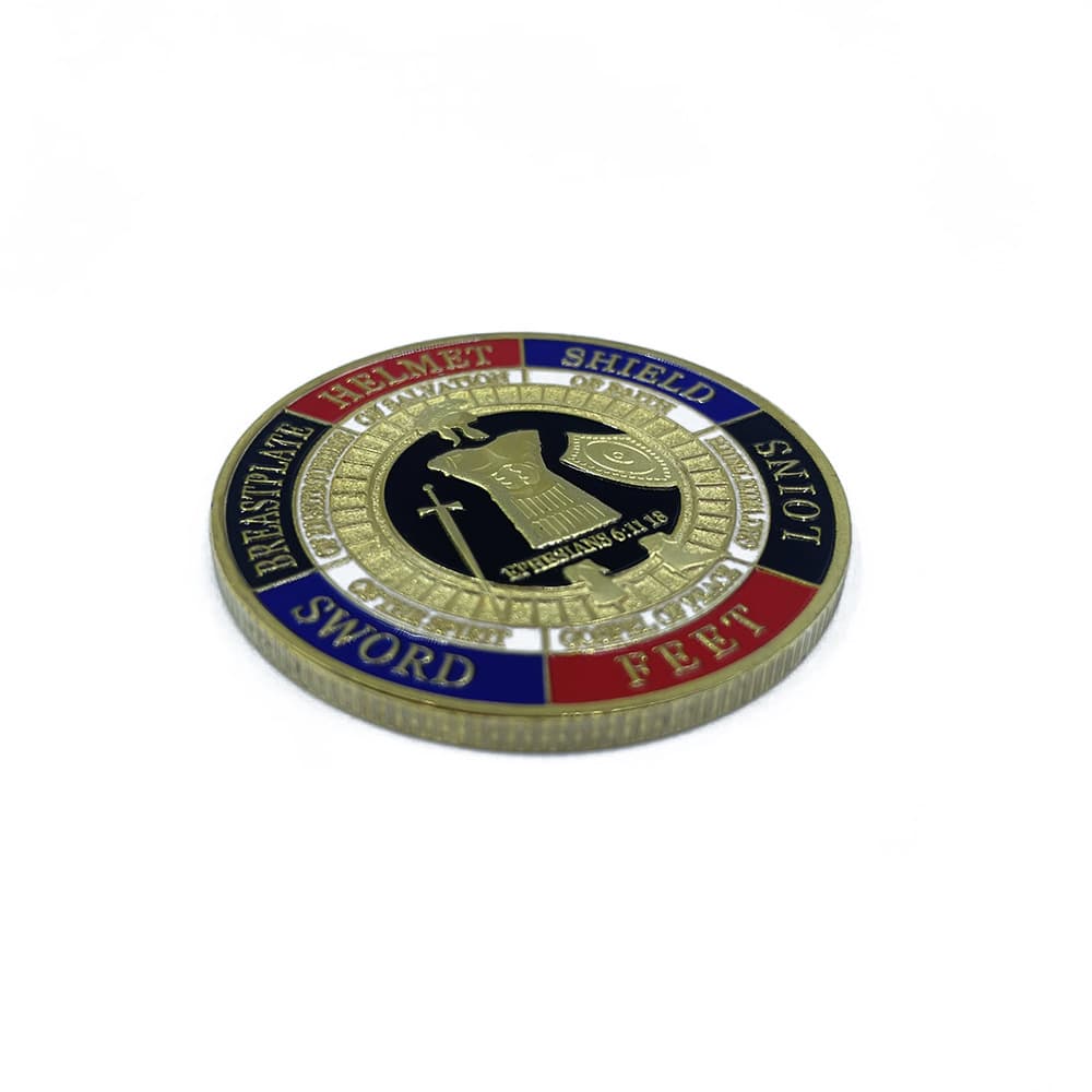 Foreign trade military challenge commemorative coin Armor of God commemorative challenge game knight coin collection gift 3