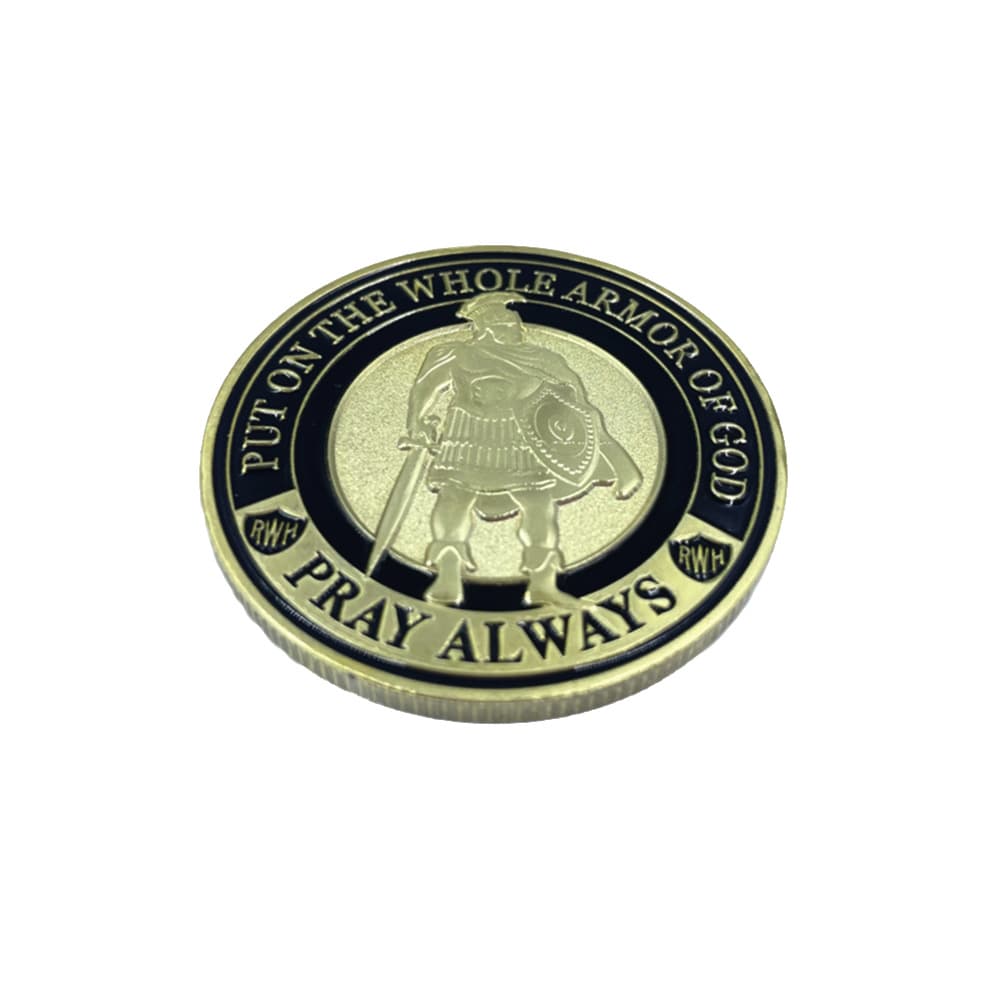Foreign trade military challenge commemorative coin Armor of God commemorative challenge game knight coin collection gift 4