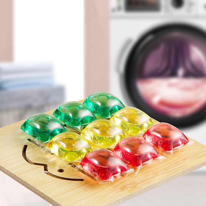 Hygienic laundry capsules for home use, washing powder for laundry strongly flavoured, concentrated laundry ball 3