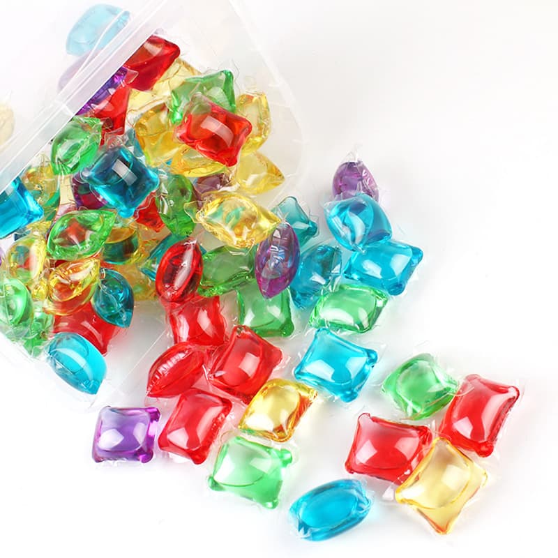 Hygienic laundry capsules for home use, washing powder for laundry strongly flavoured, concentrated laundry ball 4