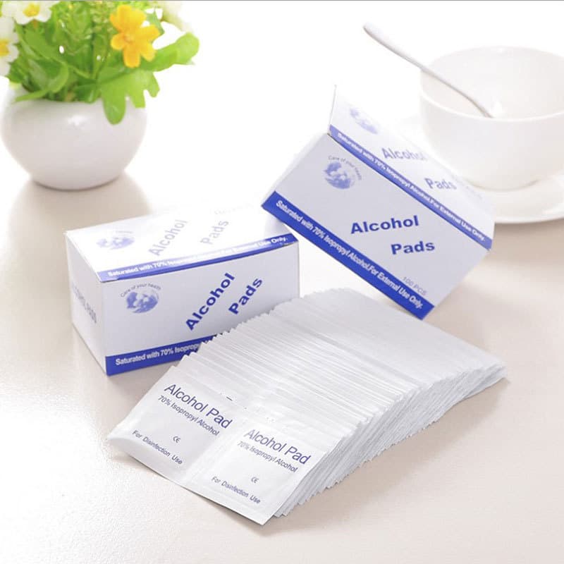 (Wholesale), cotton pads, antibacterial wipes, mobile phone, 100 pieces