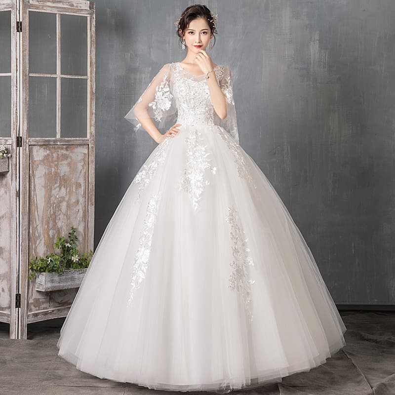 Demi-season long-sleeve for bride for pregnant, high waist, for teenagers 3
