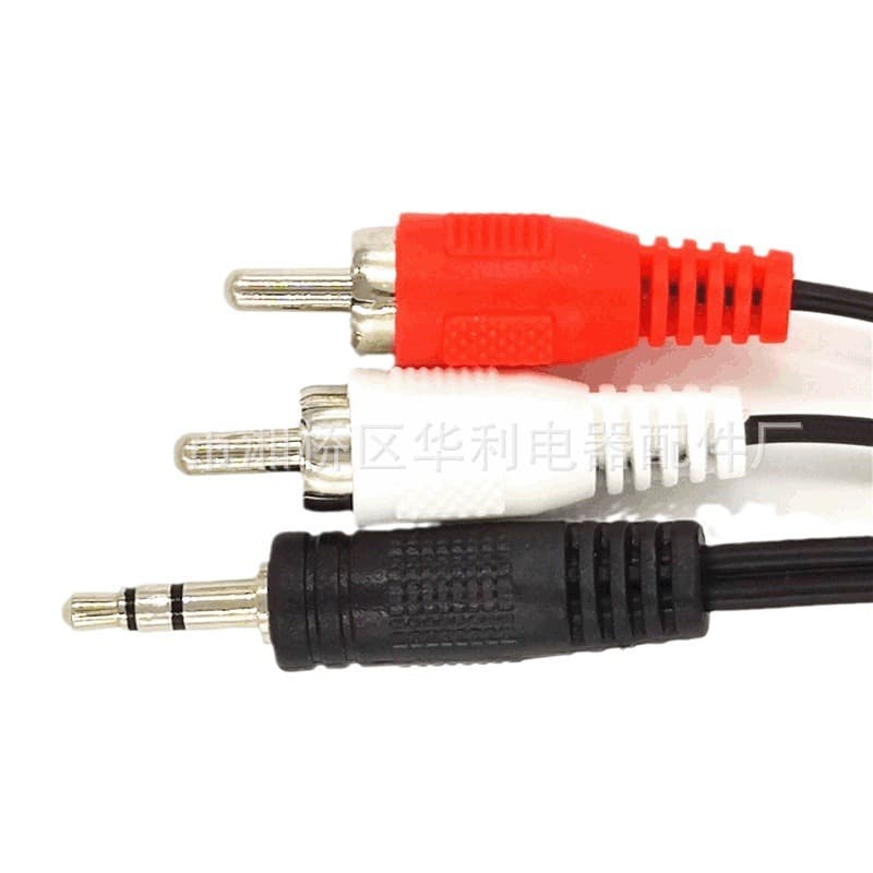 Spot 3.5MM audio cable, one-to-two AV audio cable, headphone cable, 3.5 to double lotus wired 5