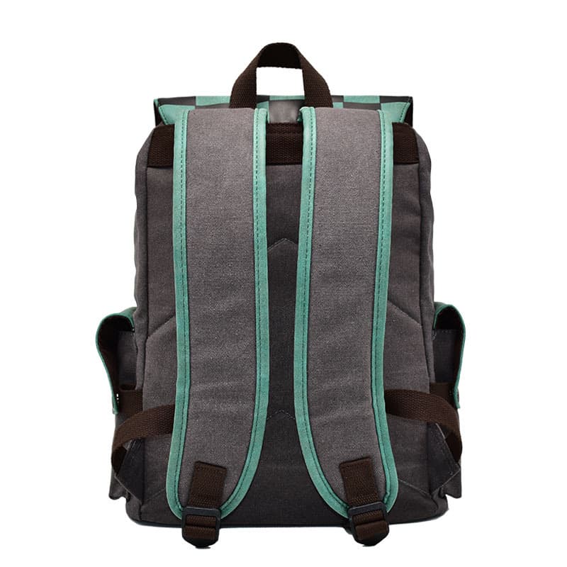 Cross -border student backpack Ghost Blade Anime Backpack Carbon Jilang Douzi Canvas Printing School Bag Trade Wholesale 4