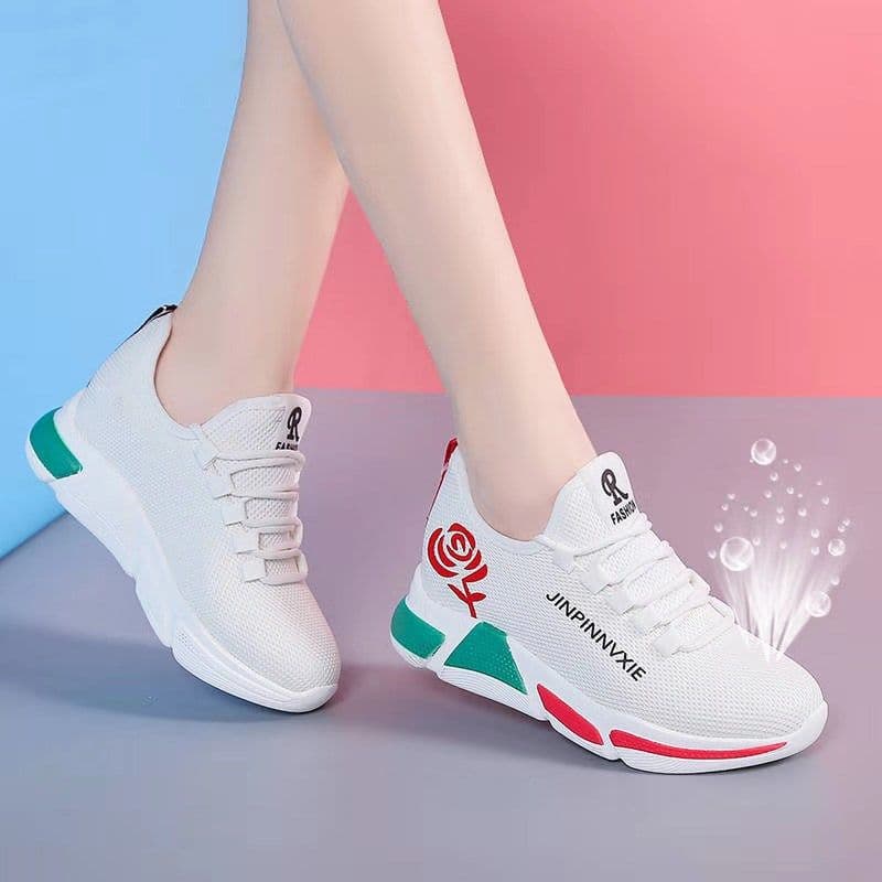 (Cross-border trading), sneakers for leisure, breathable insulated walking shoes, dropshipping available, made with flyknit technology, soft sole 2