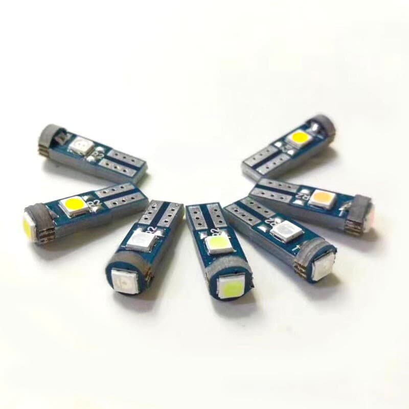 T5 car instrument light high bright LED instrument dish light indicator background light 3030-3smd foreign trade thermal sales 3