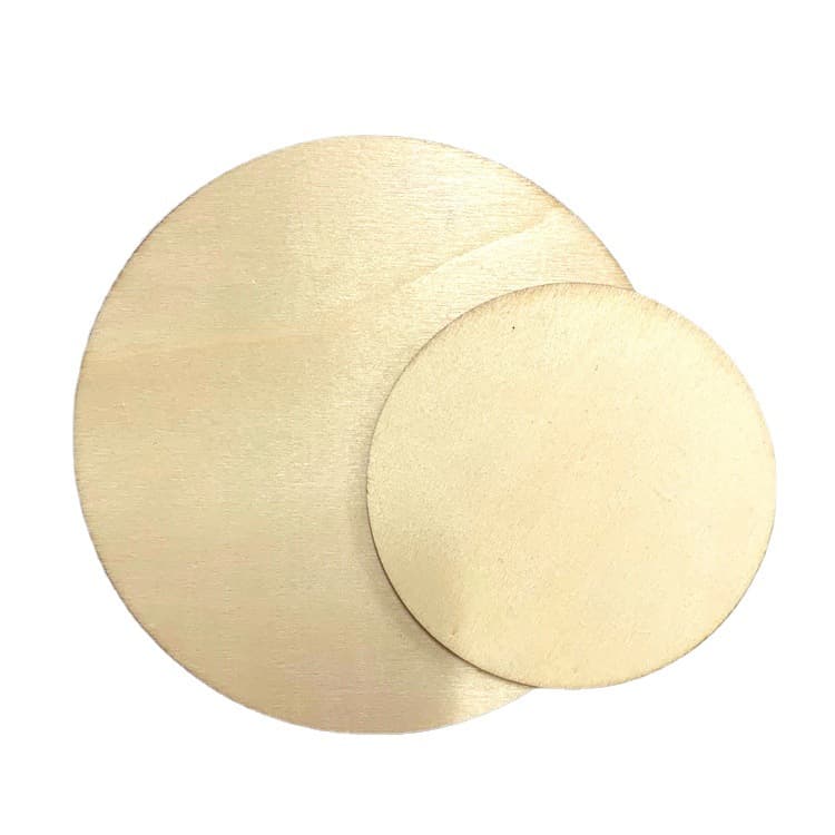 DIY laser cutting decorative wood chip poplar geometric geometric wood chip decorative home decoration wood tablet round wood tablets 4
