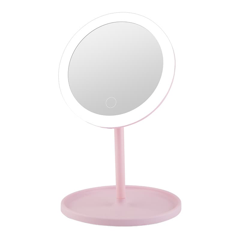 LED table folding handheld mirror, fill light with light for students 5
