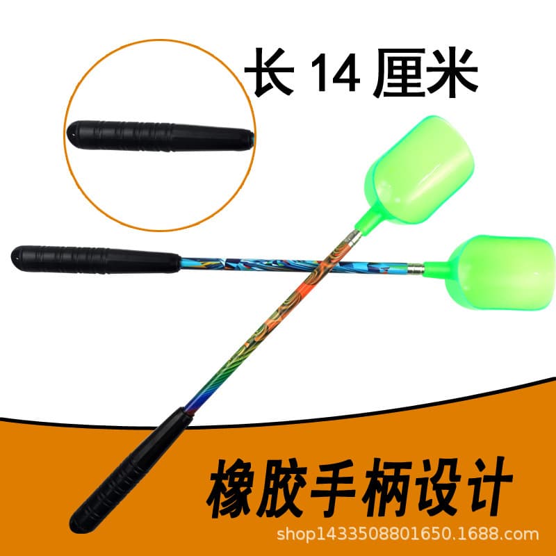 Color rod hitting a spoon stainless steel nesting device Fishing bait spoon stainless steel fishing bait spoon fishing utensil foothill spoon 2