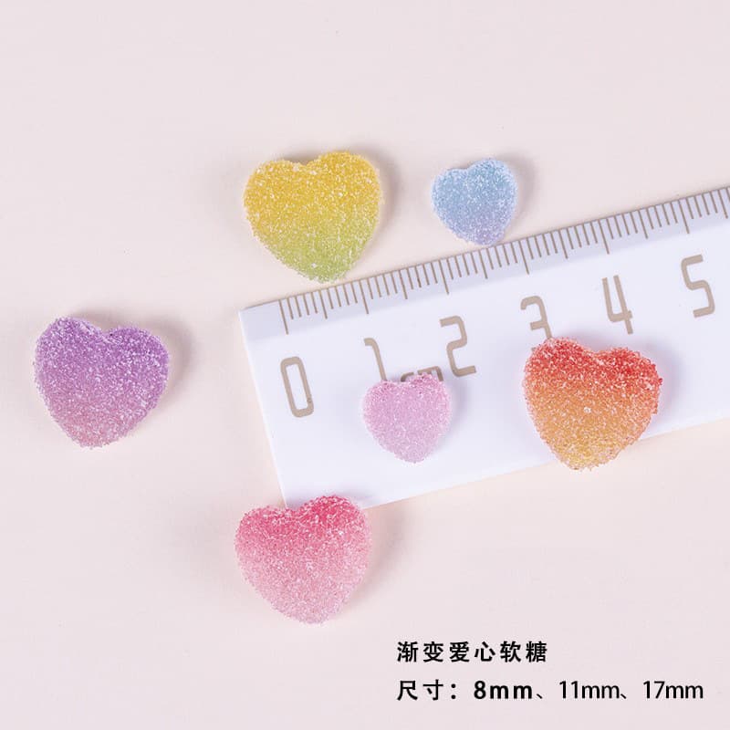 Cartoon accessories, cream phone case, hairgrip, gradient, DIY 2