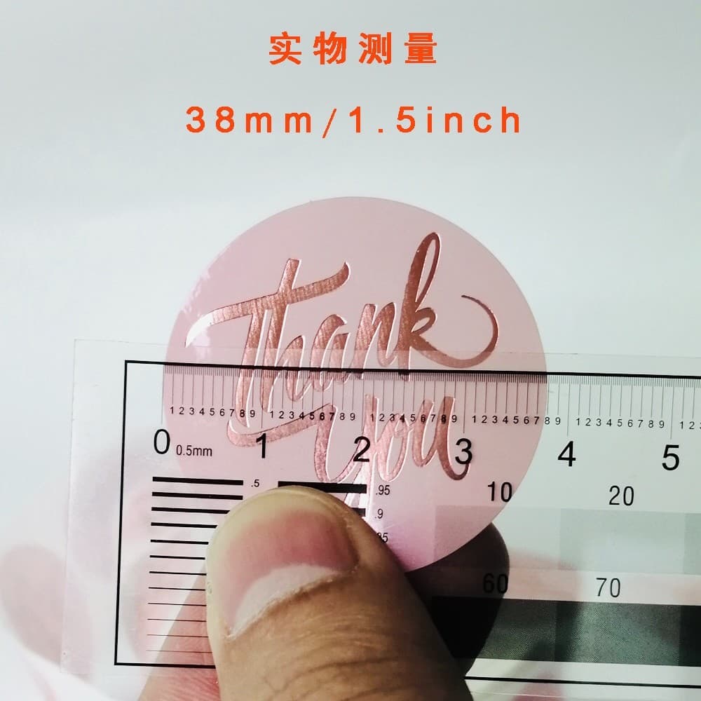 Sticker Printer pink hot bleeding round dot 4