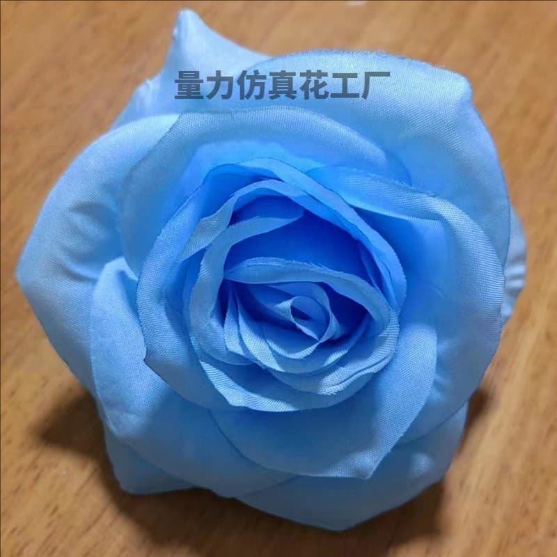 Simulation rose flower wall silk flower wedding DIY handmade flower fake flower decoration wreath artificial rose flower head 2