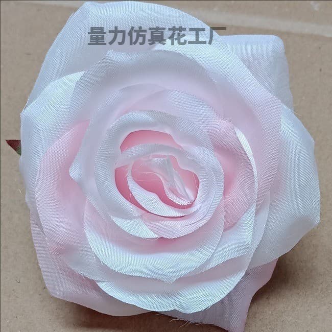 Simulation rose flower wall silk flower wedding DIY handmade flower fake flower decoration wreath artificial rose flower head 4