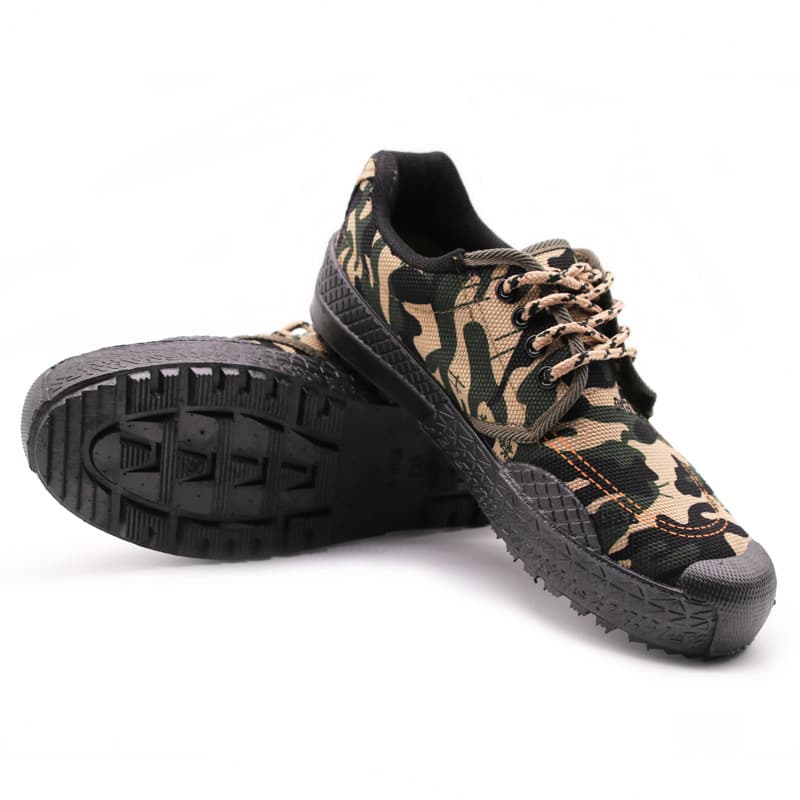 Jiefang shoes men's construction shoes labor protection shoes low-top Jiefang shoes men's and women's yellow rubber shoes factory wholesale one piece drop shipping 5