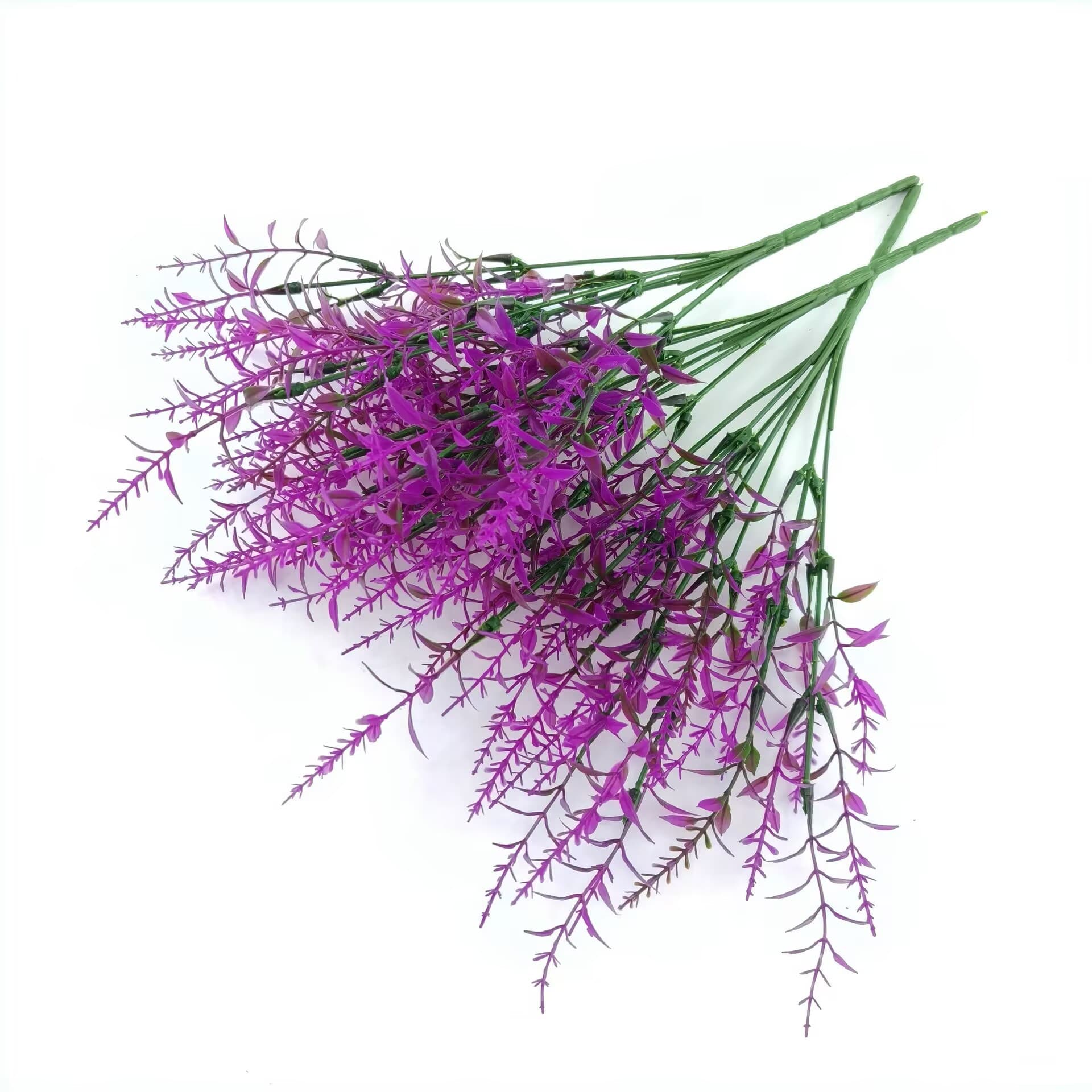 (Wholesale), lavender plastic realistic artificial plants 4