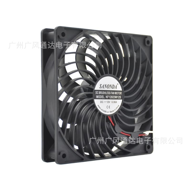 12025 fan 12CM silent cooling fan industrial air cooler air fryer welding machine cooling fan 2