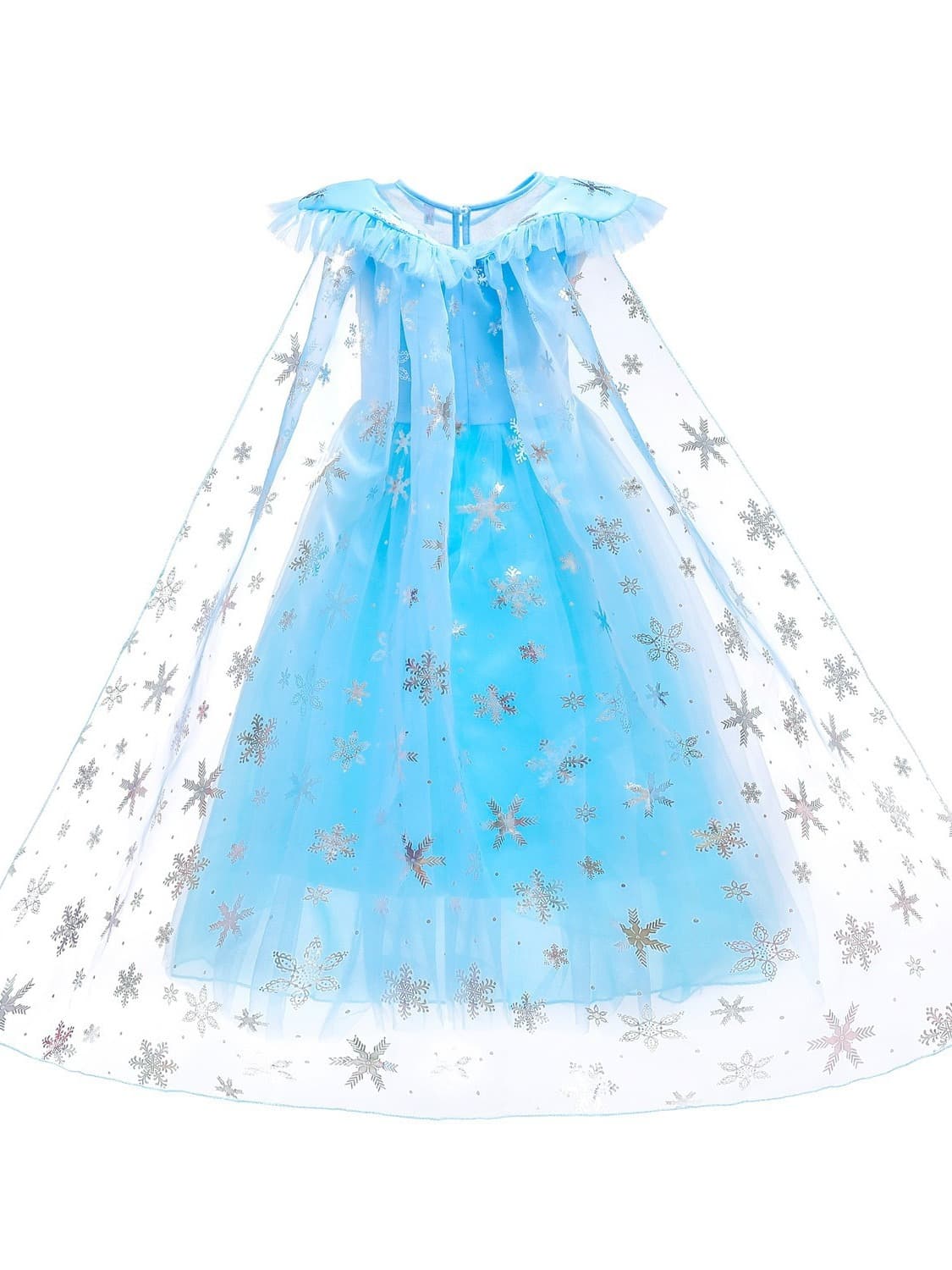 (Cross-border trading), small princess costume sleevless, blue dress, “Frozen”, tutu skirt 3