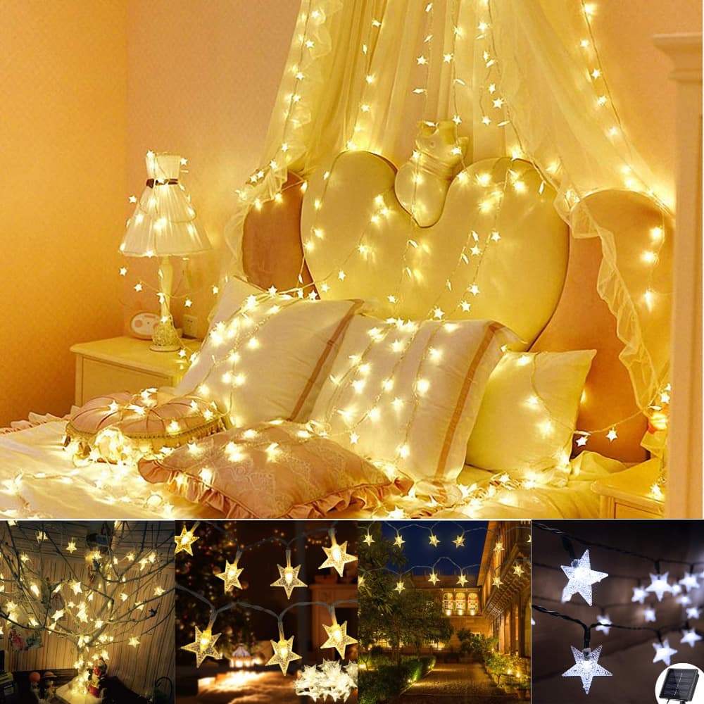 LED travel tent for camping, Christmas lights 4