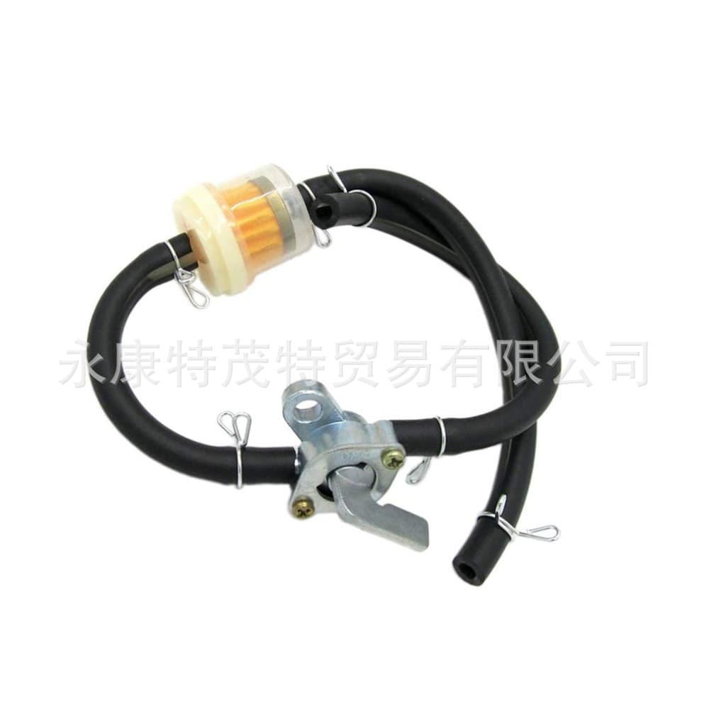 Oil filter oil pipe accessories motorcycle 49cc ATV beach car general gasoline filter with oil pipe buckle 4