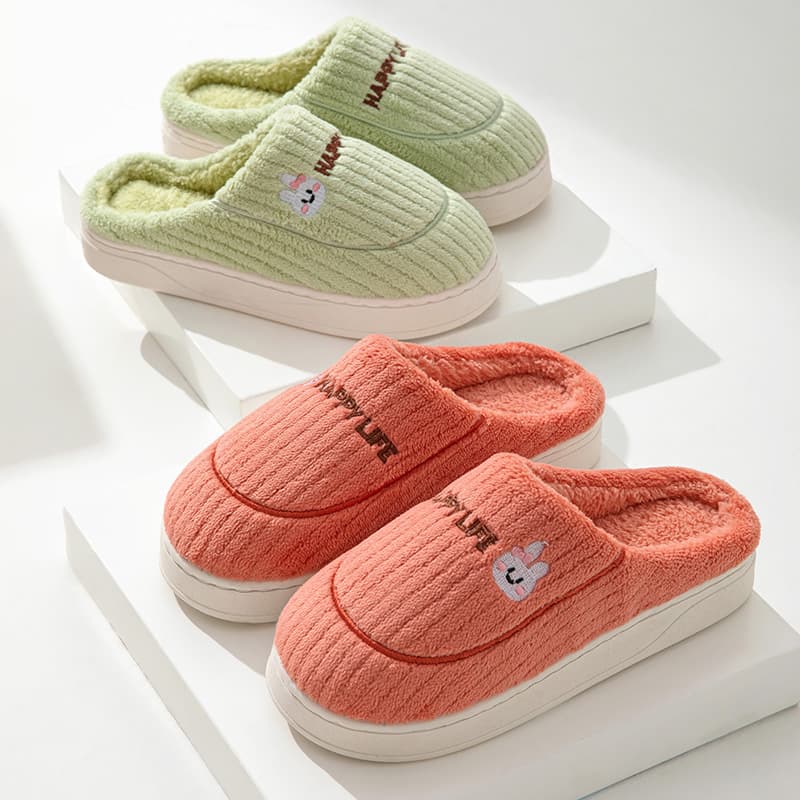(Wholesale), home demi-season keep warm cute non-slip women's slippers platform, for beloved