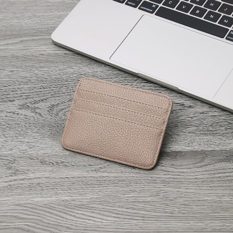 Ultra thin polyurethane card holder, universal travel card case 3